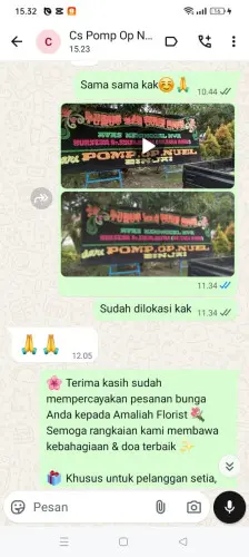 Testimonial Papan Bunga tegalpapak