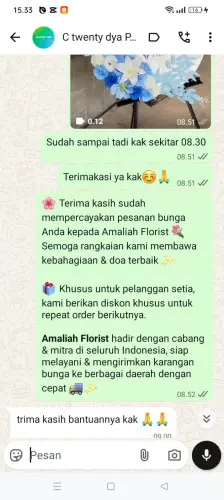 Testimonial Standing Flower tegalpapak